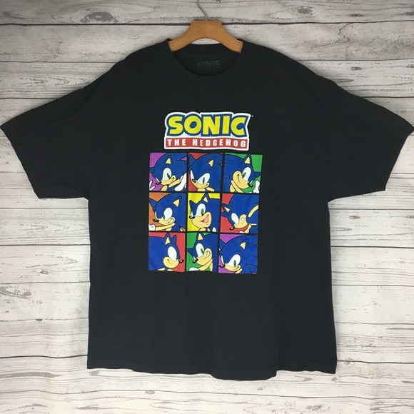 black sonic shirt